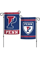 Pennsylvania Quakers 12x18 inch 2 Sided Garden Flag - Blue