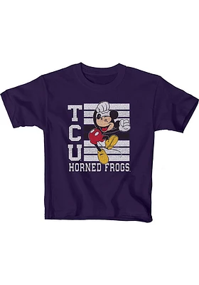 TCU Horned Frogs Youth Purple Mickey Big Hooray Short Sleeve T-Shirt
