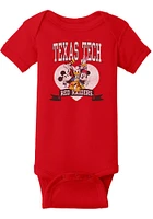 Texas Tech Red Raiders Baby Disney Heart Troop Short Sleeve One Piece