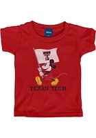 Texas Tech Red Raiders Toddler Mickey Flag Waver Short Sleeve T-Shirt