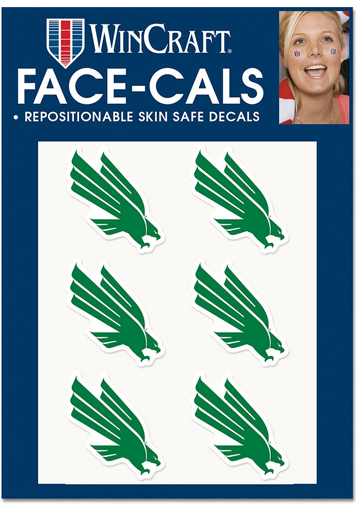 North Texas Mean Green Glitter 6 Pack Tattoo