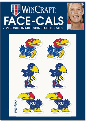 Kansas Jayhawks Evolution 6 Pack Tattoo