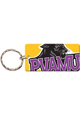Prairie View A&M Panthers Team Logo Keychain - Purple