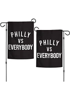 Philadelphia 12x18 Garden Flag - Black