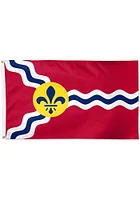 St Louis 3x5 Silk Screen Grommet Flag - Red