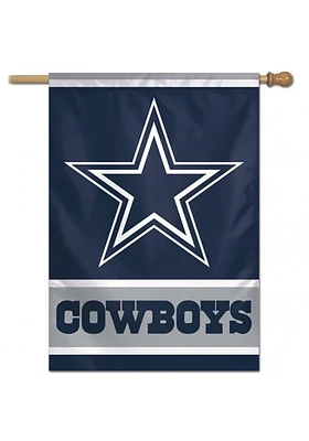 Dallas Cowboys 28x40 Helmet Silk Screen Banner - Blue