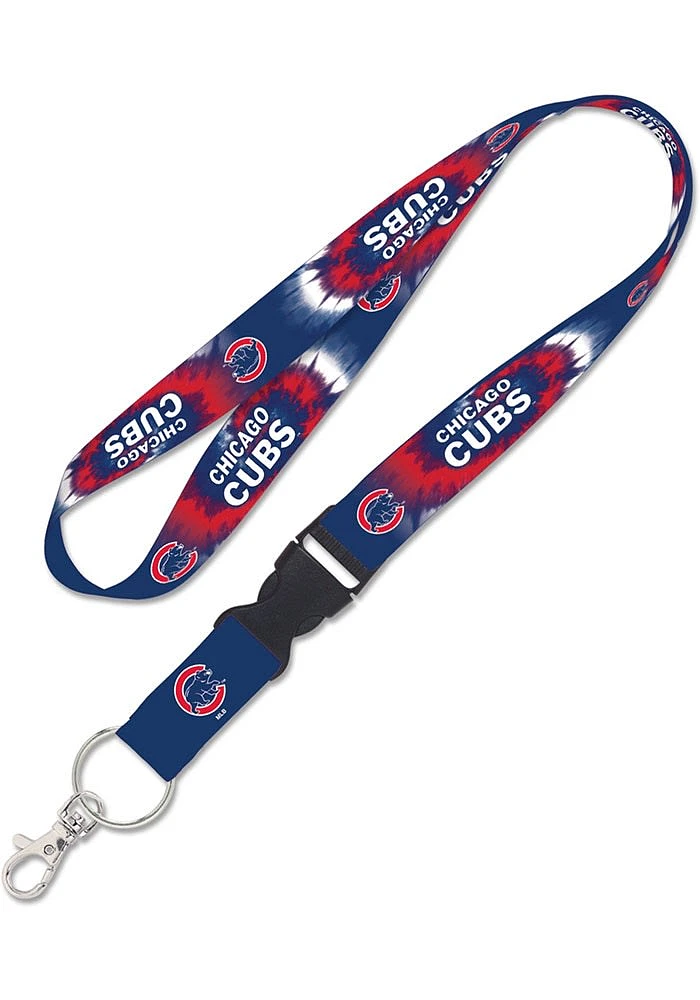Chicago Cubs Tie Dye Lanyard -