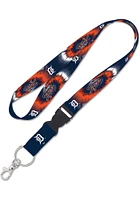 Detroit Tigers Tie Dye Lanyard - Orange