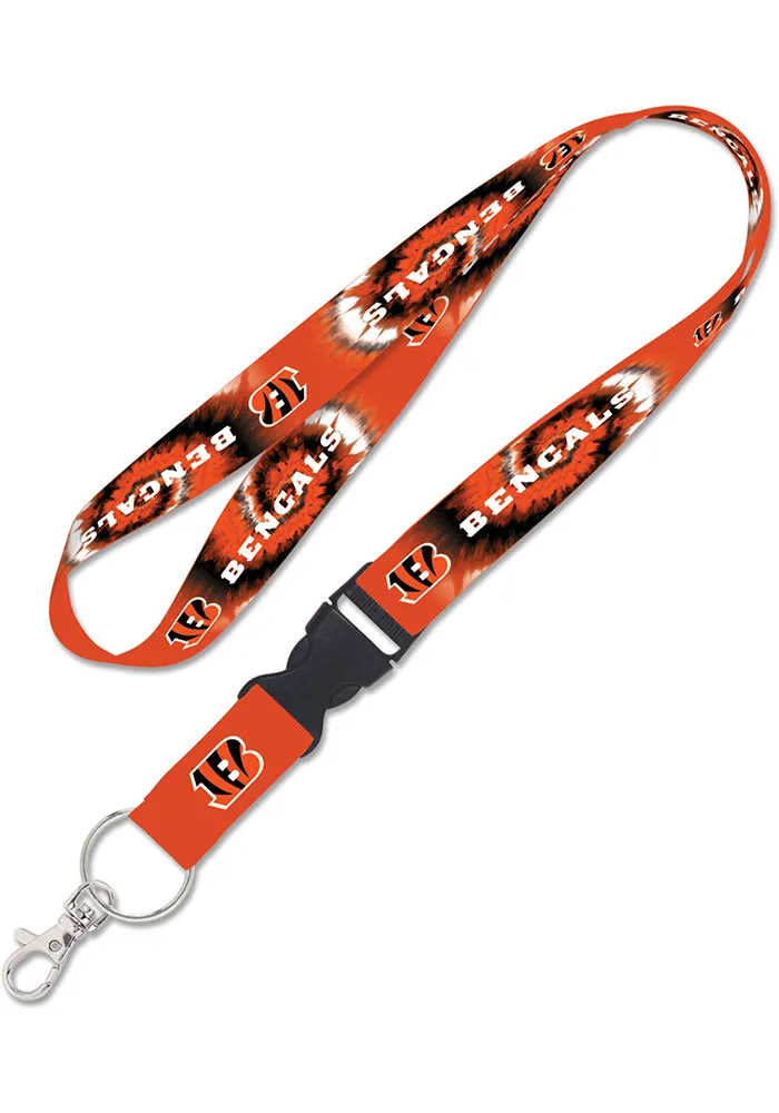 Cincinnati Bengals Tie Dye Lanyard