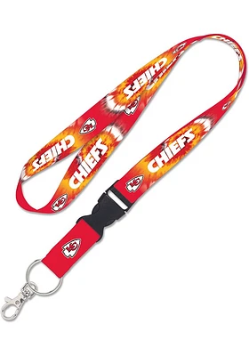 Kansas City Chiefs Tie Dye Lanyard -