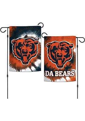 Chicago Bears Tie Dye Garden Flag - Orange