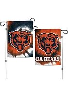 Chicago Bears Tie Dye Garden Flag - Orange