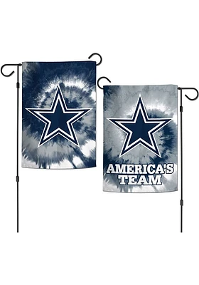 Dallas Cowboys Tie Dye Garden Flag - Blue