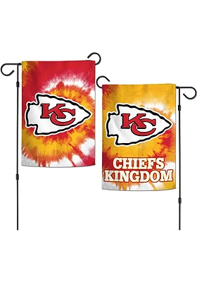 Kansas City Chiefs Tie Dye Garden Flag - Red