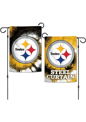 Pittsburgh Steelers Tie Dye Garden Flag