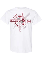 Oklahoma Sooners White 2021 Alamo Bowl Champions Short Sleeve T Shirt