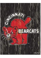 Cincinnati Bearcats Bearcat 11x17 Wood Sign