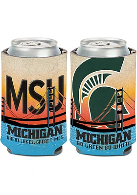 Michigan State Spartans State Plate Coolie