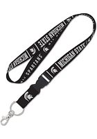 Michigan State Spartans Blackout Lanyard - Green