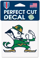 Notre Dame Fighting Irish 4x4 Fighting Irish Auto Decal - Navy Blue