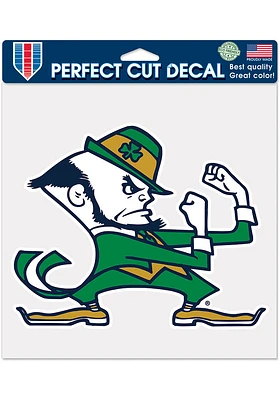 Notre Dame Fighting Irish 8x8 Fighting Irish Auto Decal - Navy Blue