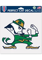 Notre Dame Fighting Irish 8x8 Fighting Irish Auto Decal - Navy Blue