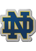 Notre Dame Fighting Irish ND Logo Car Emblem - Navy Blue