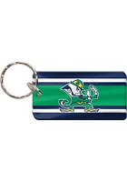 Notre Dame Fighting Irish Stripe Rectangle Keychain
