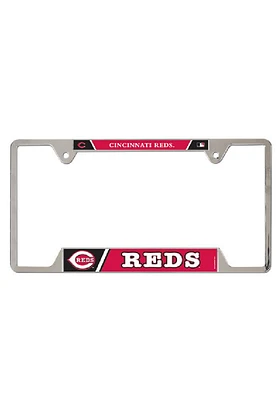 Cincinnati Reds Metal License Plate Frame - Red