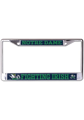 Notre Dame Fighting Irish Mega Printed License Plate Frame - Navy Blue