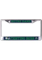 Notre Dame Fighting Irish Mega Printed License Plate Frame - Navy Blue