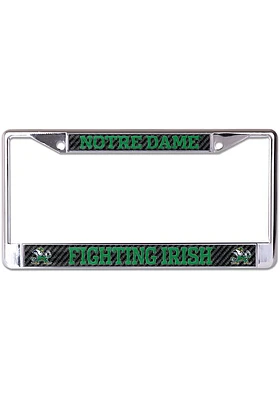Notre Dame Fighting Irish Carbon Printed License Plate Frame - Navy Blue