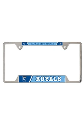 Kansas City Royals Metal License Plate Frame - Blue