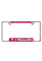 Philadelphia Phillies Metal License Plate Frame - Red