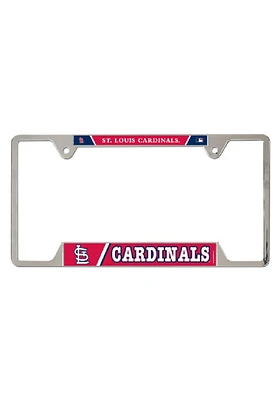 St Louis Cardinals Metal License Plate Frame - Red