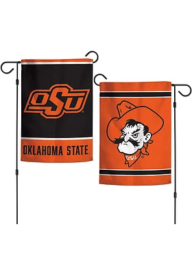 Oklahoma State Cowboys 12.5x18 Inch  2 Sided Garden Flag - Black