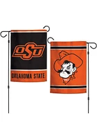 Oklahoma State Cowboys 12.5x18 Inch  2 Sided Garden Flag - Black