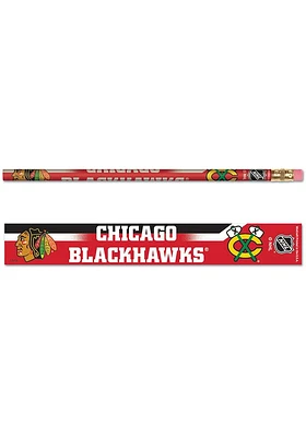Chicago Blackhawks 6 Pack Pencil