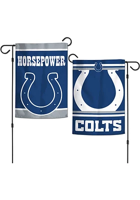Indianapolis Colts Slogan Garden Flag - Blue