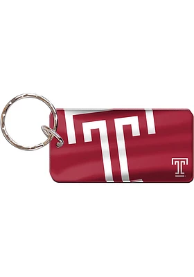 Temple Owls Mega Keychain - Red