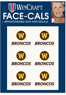Western Michigan Broncos 6 Pack Tattoo