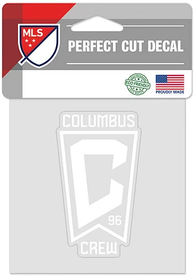 Columbus Crew 4x4 White Auto Decal - White