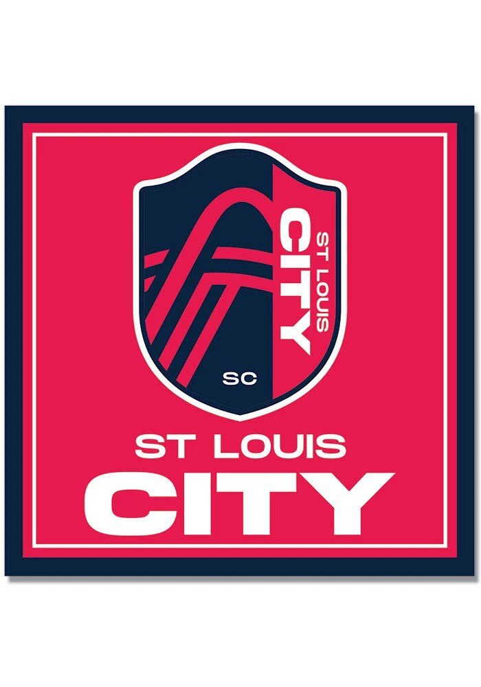 St Louis City SC 3x3 Wood Magnet Magnet