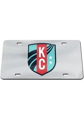 KC Current Teal Inlaid Car Accessory License Plate