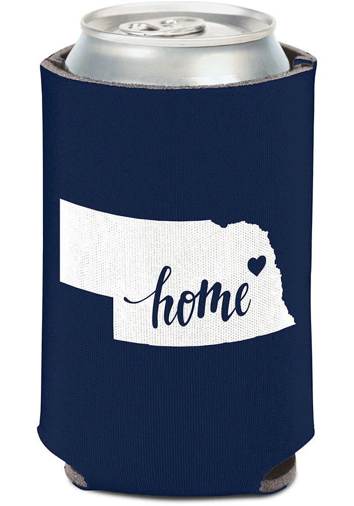 Nebraska State Shape 12 oz Coolie