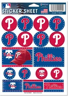 Philadelphia Phillies 5x7 Souvenir Stickers - Red