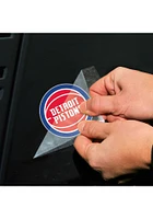 Detroit Pistons 4x8 Inch 2 Pack Auto Decal - Red