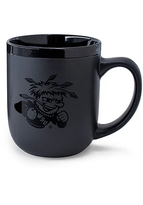 Wichita State Shockers 17oz Black Coffee Ceramic Mug - Black