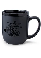 Wichita State Shockers 17oz Black Coffee Ceramic Mug - Black