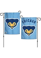 Chicago Cubs Coop 2 Sided Garden Flag - Light Blue